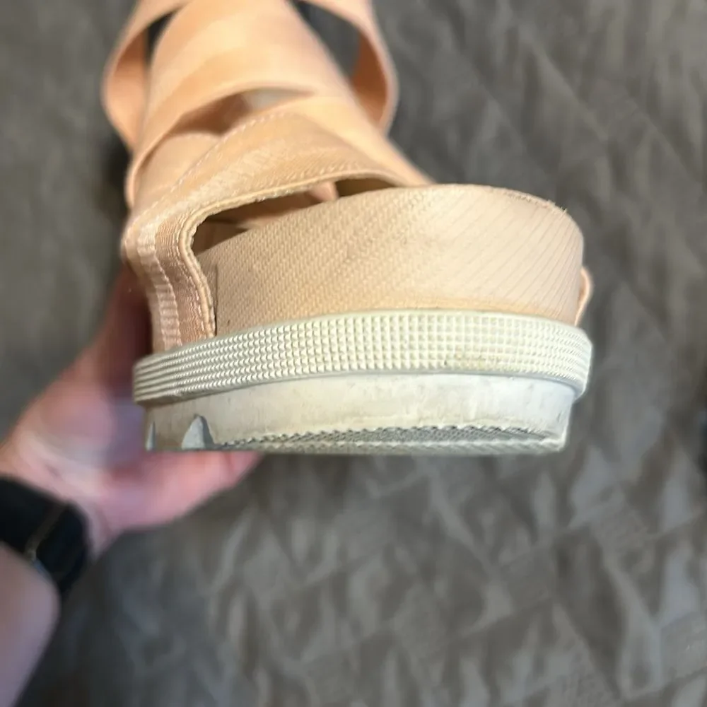 Sorel Leather Joanie II Platform Wedge Sandals 9